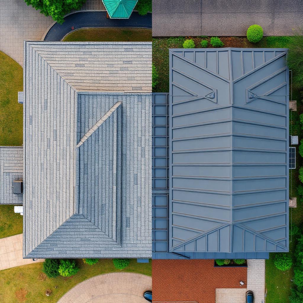 Metal vs asphalt roof comparison