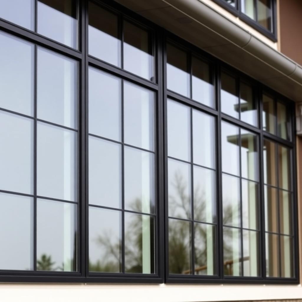 New energy-efficient window installation